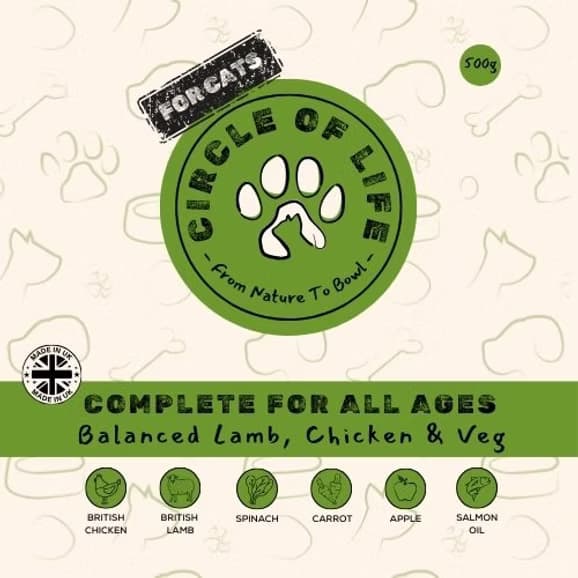 Cat Balanced Lamb, Chicken & Veg